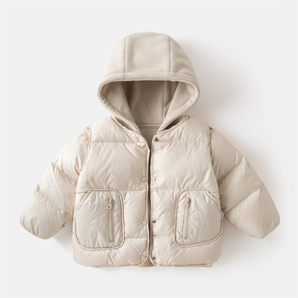 Winter Baby White Duck Down Jacket