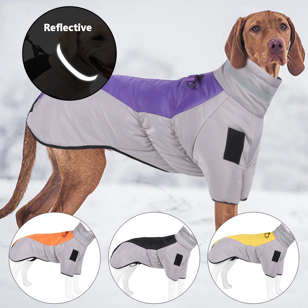 Neue Haustier-Hundekleidung, verdickt mit reflektierendem Wärme-Haustierbedarf