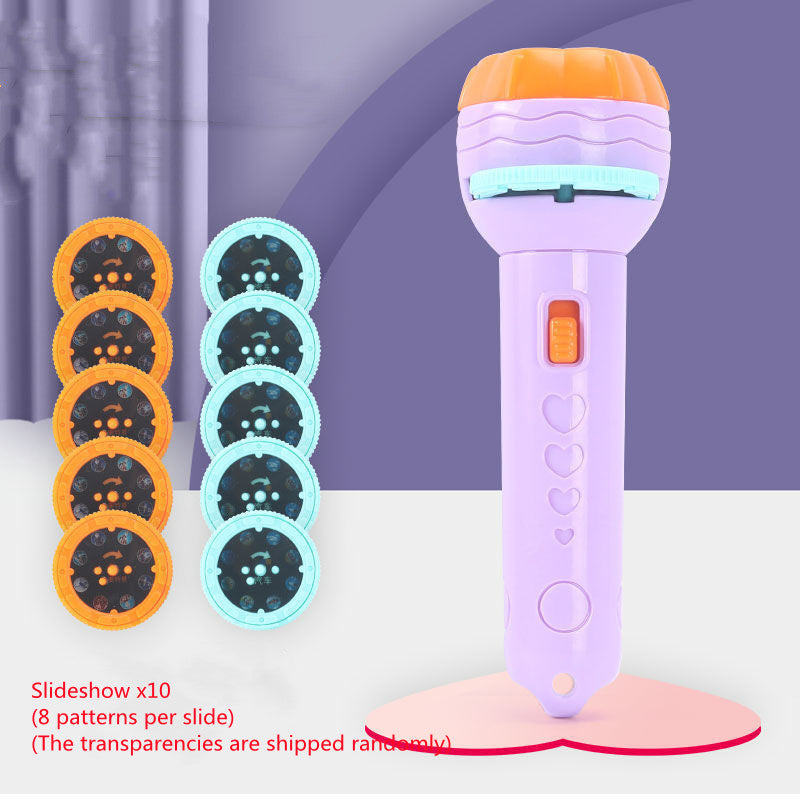 Cartoon Projektion Taschenlampe 80 Muster Kreative Kinder Taschenlampe Spielzeug Projektor Baby Spielzeug Gutenachtgeschichte Buch