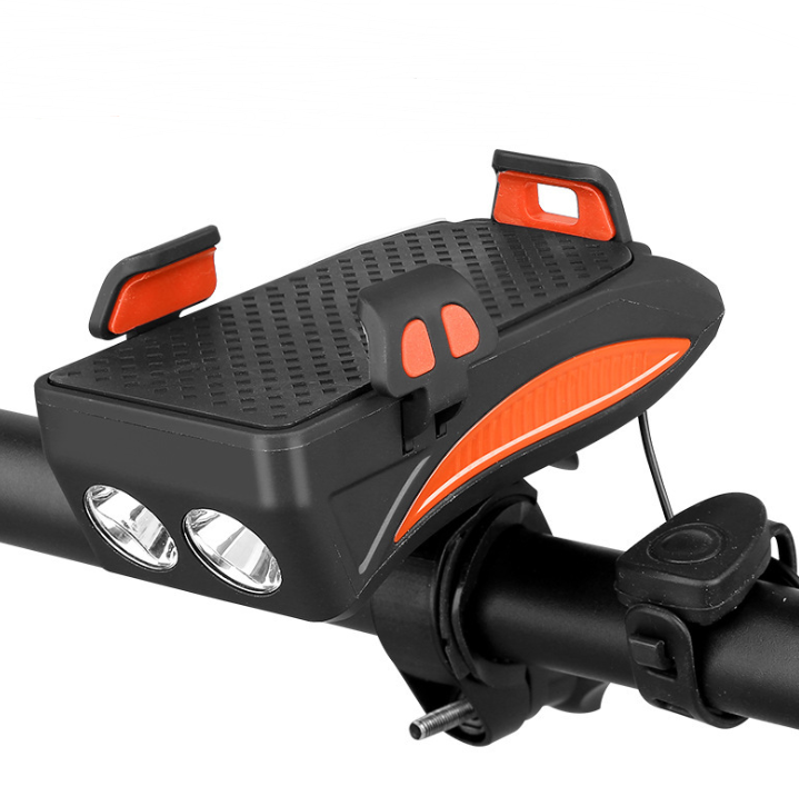 Motorrad Fahrrad Telefon Halter Unterstützung Aufladen Für Handy Mit Fahrrad Glocke Power Bank Fahrrad Front Lampe Taschenlampe