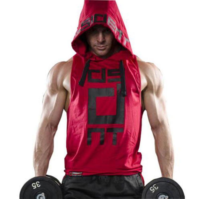 Ärmellose Herren-Kapuzenpullover für den Sommer