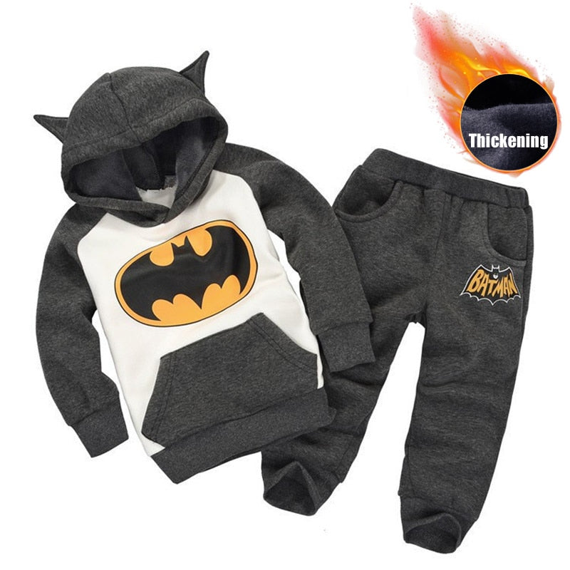 Children's cartoon suit fleece sweater children suit