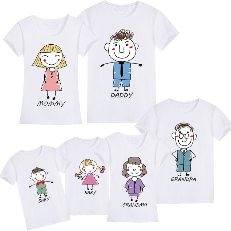 Sechsköpfige Familie