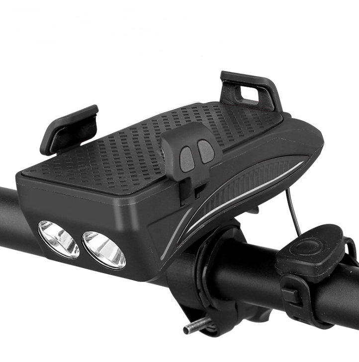 Motorrad Fahrrad Telefon Halter Unterstützung Aufladen Für Handy Mit Fahrrad Glocke Power Bank Fahrrad Front Lampe Taschenlampe