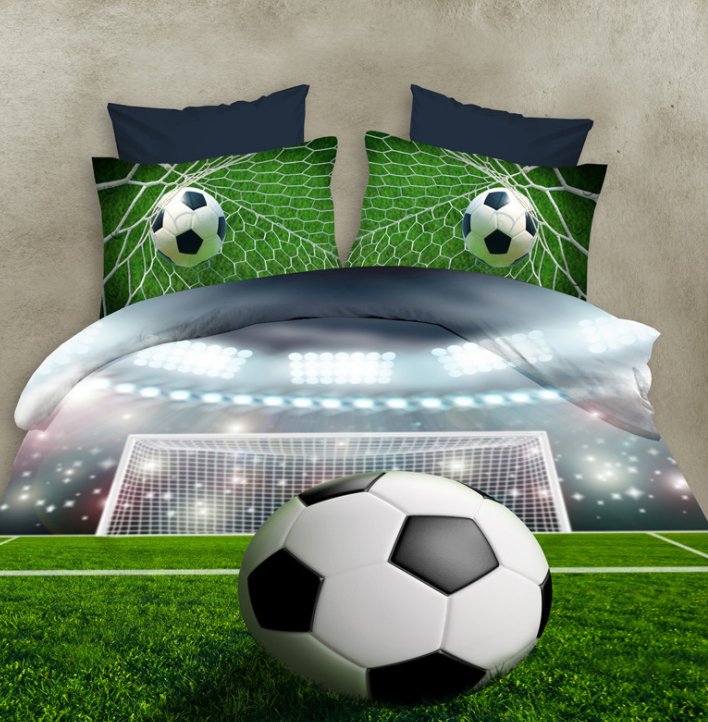 Gebürstetes, vierteiliges 3D-Set