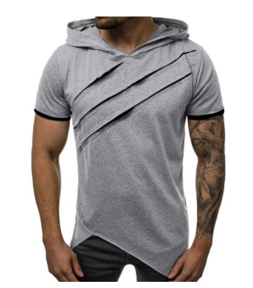 Personalisierte kurze Fitness-Faltenärmel