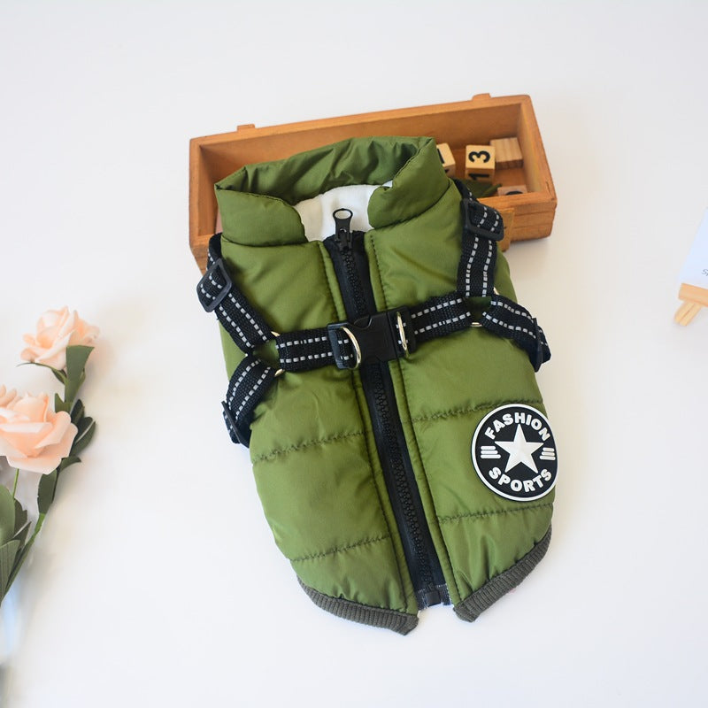 Haustier-Hundekleidung für kleine Hunde, warme Winter-Hundemanteljacke mit Kapuze, Chihuahua-Mops-Outfits, Welpen- und Katzenkleidung