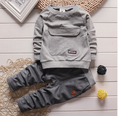 2021 Kleinkind Babykleidung Kinderanzug 0-3 Jahre alt Anzug + Hose Kindersportbekleidung Jungen Mädchen Kinderbekleidungsmarke 