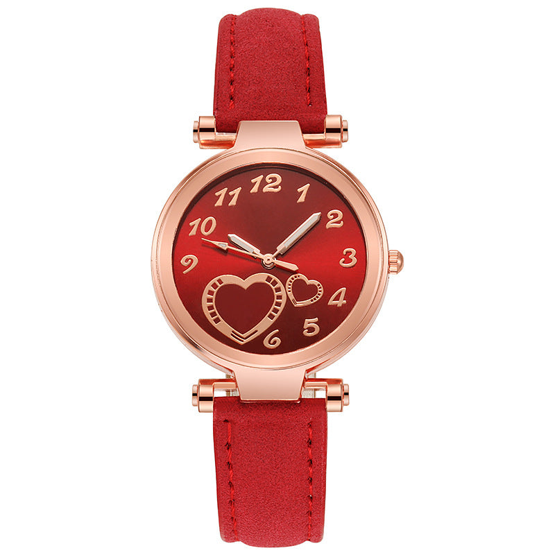 Retro Love Watch Nischeneinfachheit für Damen