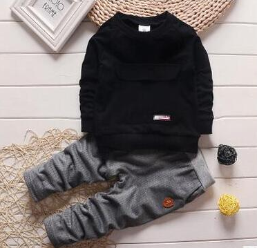 2021 Kleinkind Babykleidung Kinderanzug 0-3 Jahre alt Anzug + Hose Kindersportbekleidung Jungen Mädchen Kinderbekleidungsmarke 