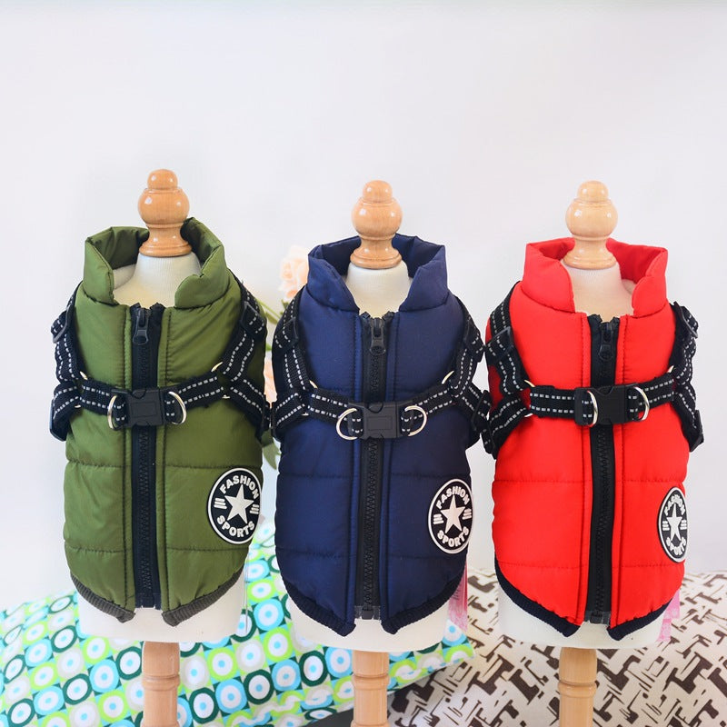 Haustier-Hundekleidung für kleine Hunde, warme Winter-Hundemanteljacke mit Kapuze, Chihuahua-Mops-Outfits, Welpen- und Katzenkleidung
