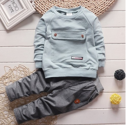 2021 Kleinkind Babykleidung Kinderanzug 0-3 Jahre alt Anzug + Hose Kindersportbekleidung Jungen Mädchen Kinderbekleidungsmarke 