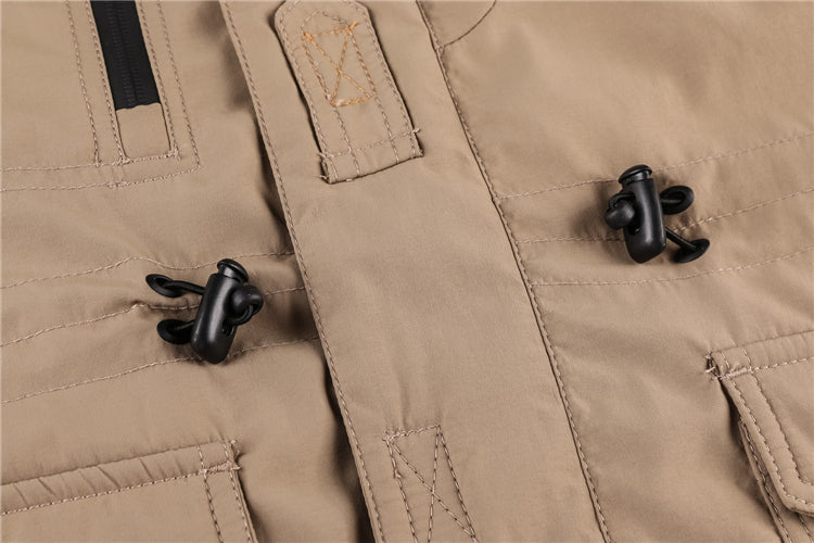 Mid-length cotton jacket