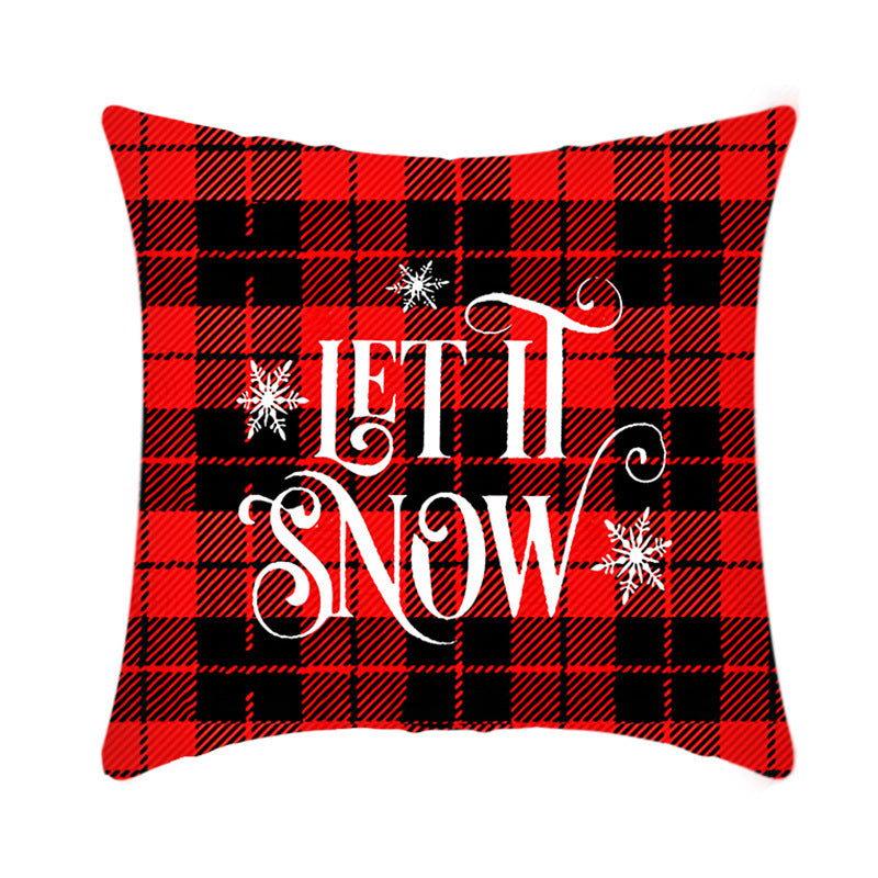 Frohe Weihnachten Kissenbezug 45 cm Elch Weihnachtsmann Kurze Plüsch Sofa Kissenbezug Home Decor Kissenbezug Weihnachtsdekoration
