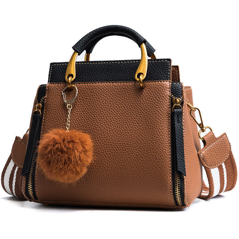 2021 new winter Handbag Shoulder Bag Korean satchel handbags handbag hit the color of one generation