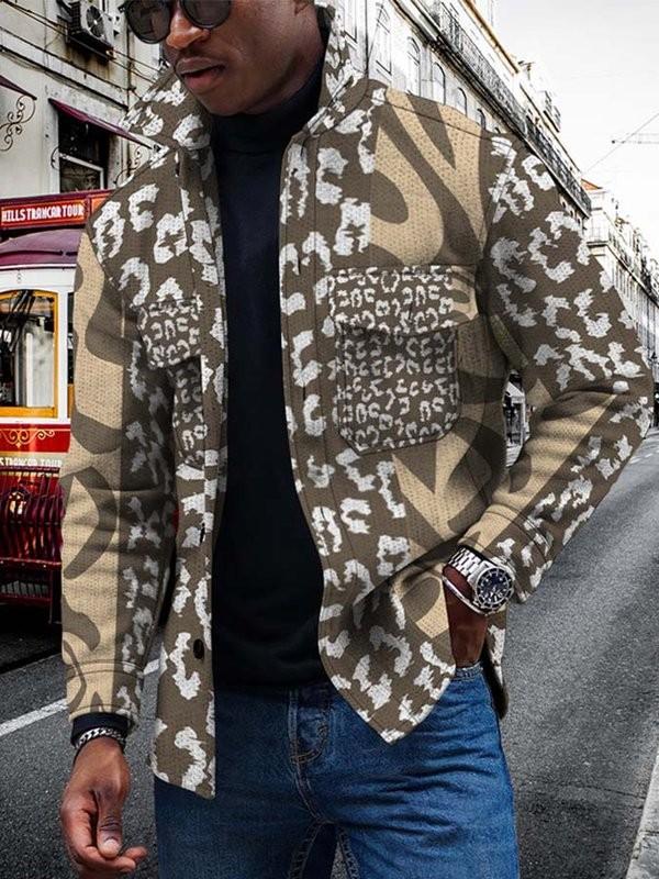Neuer farbenfroher Cardigan mit allmählichem Wechsel und 3D-Knopf-Digitaldruck