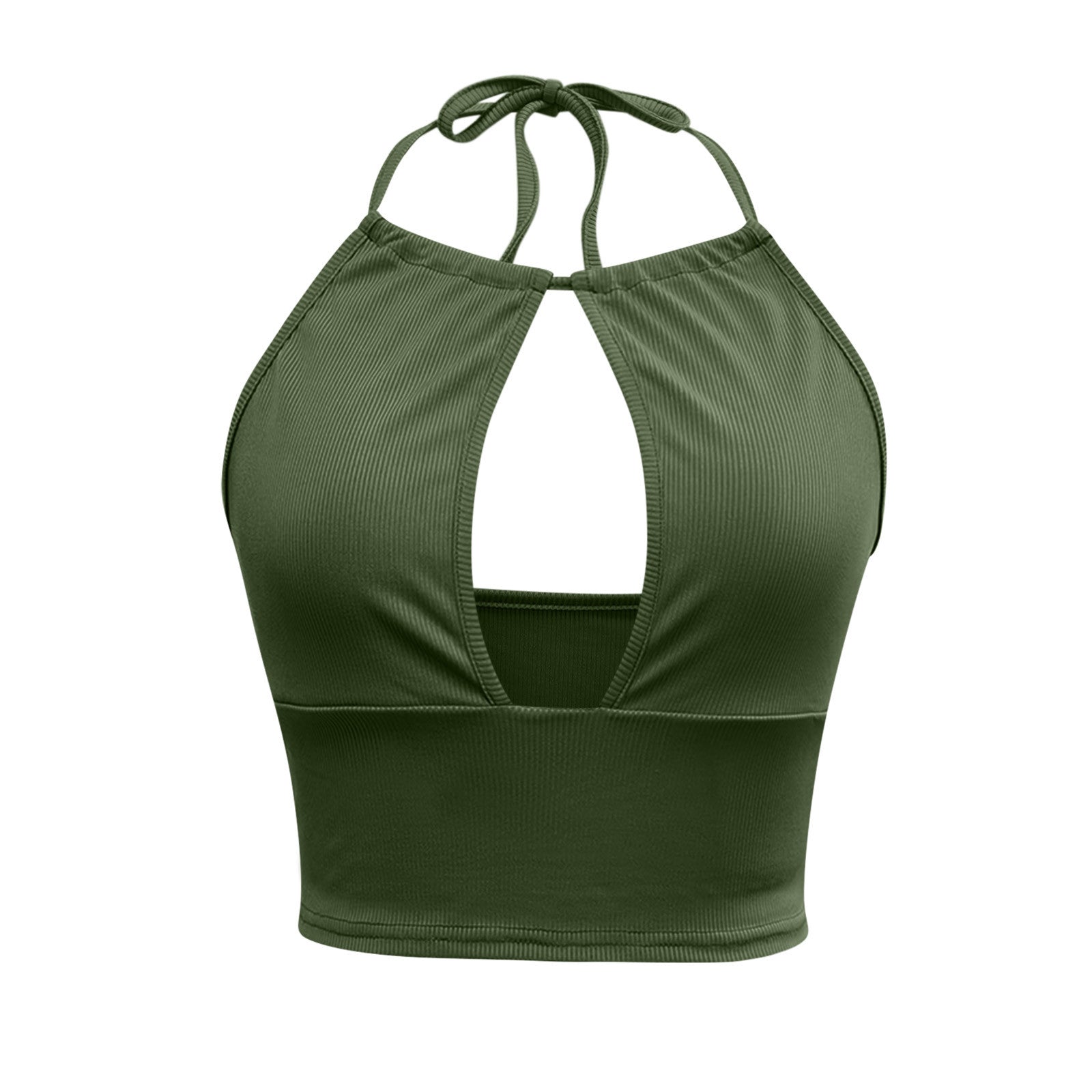 Leibchen Neckholder Weste Frauen Sommer Sexy Hohl Tops