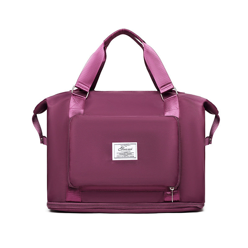 Zusammenklappbare Reisetaschen für Rucksack, Handtasche, Sholder-Tasche, Fitnessstudio, Fitness, Weekender, Übernachtung, Damen