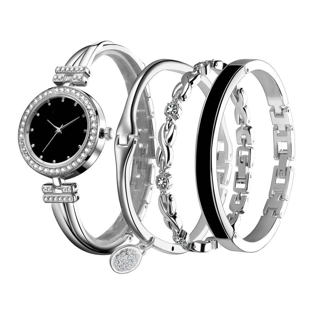 Modisches Quarzuhren-Set für Damen