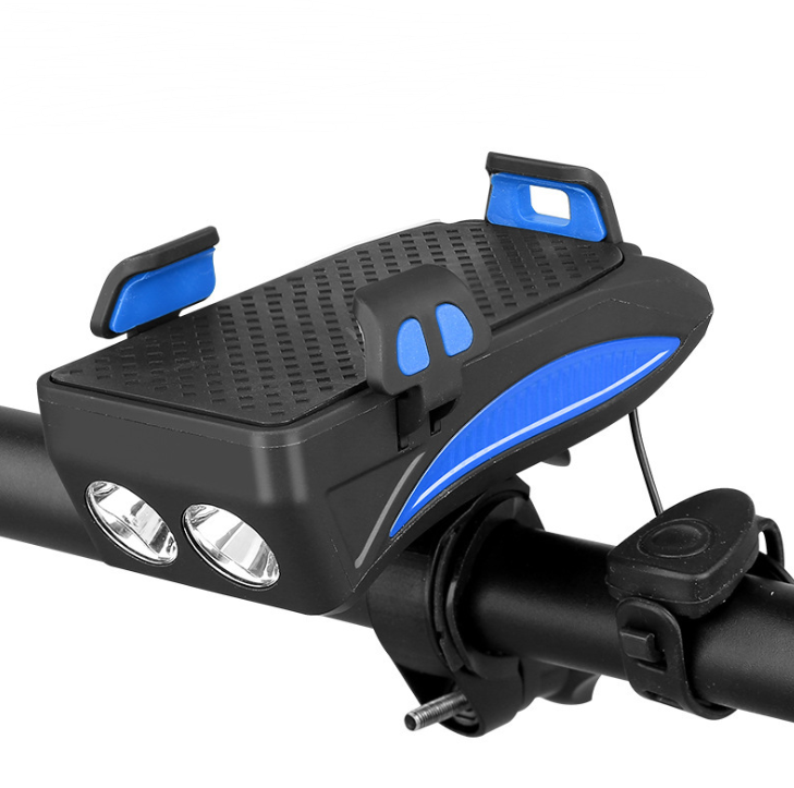 Motorrad Fahrrad Telefon Halter Unterstützung Aufladen Für Handy Mit Fahrrad Glocke Power Bank Fahrrad Front Lampe Taschenlampe
