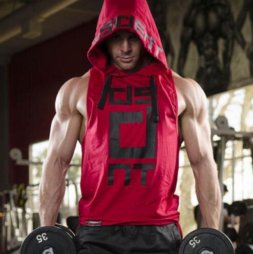 Ärmellose Herren-Kapuzenpullover für den Sommer