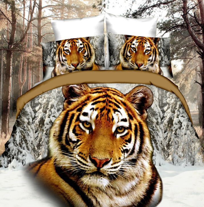 Gebürstetes, vierteiliges 3D-Set