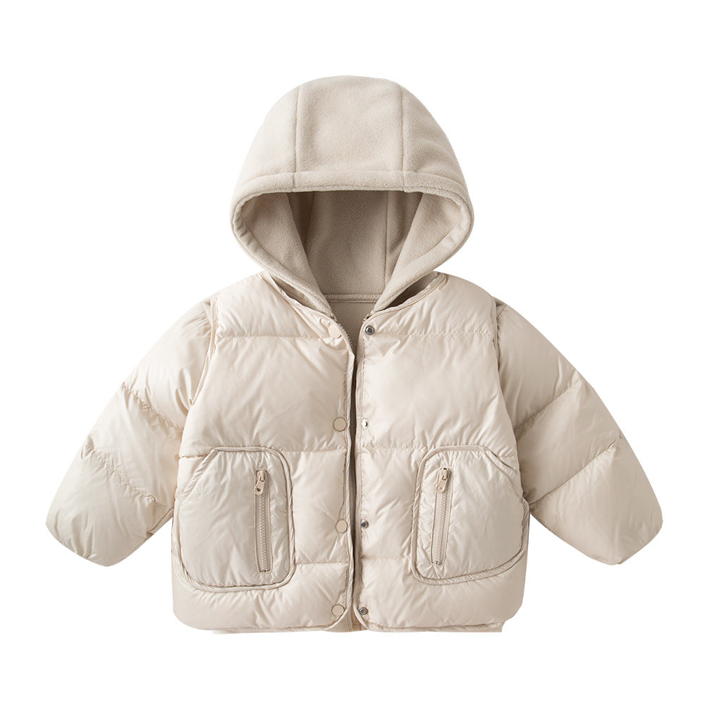 Winter Baby White Duck Down Jacket