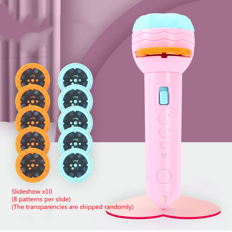 Cartoon Projektion Taschenlampe 80 Muster Kreative Kinder Taschenlampe Spielzeug Projektor Baby Spielzeug Gutenachtgeschichte Buch