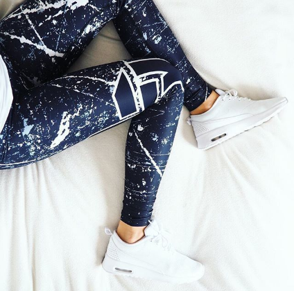 Damen-Leggings, bedruckte Leggings, atmungsaktive Damenhose