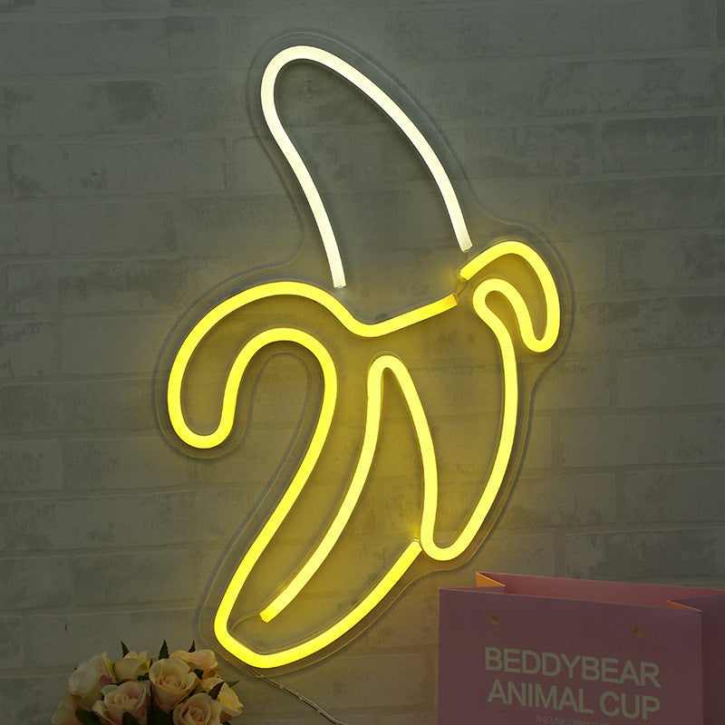 Neondekoration ins kreative Wandbar-Atmosphärenlampe saubere Barbettlampe romantische Schlafzimmerraumaufteilung