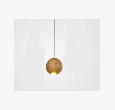 Nordic Holz Massivholz Kugel Kronleuchter kreative Persönlichkeit Wohnzimmer Esszimmer Hängelampen