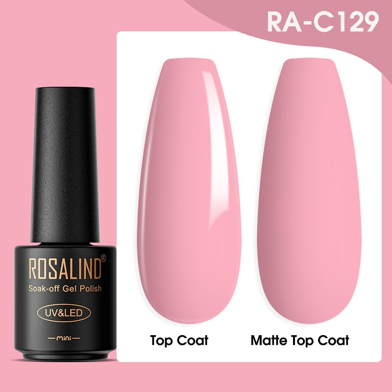 ROSALIND Gel Nail Polish Lamp All For Nails Art Manicure With Matt Base Top Coat Semi Permanant Gellak Nail Gel Polish Varnishes