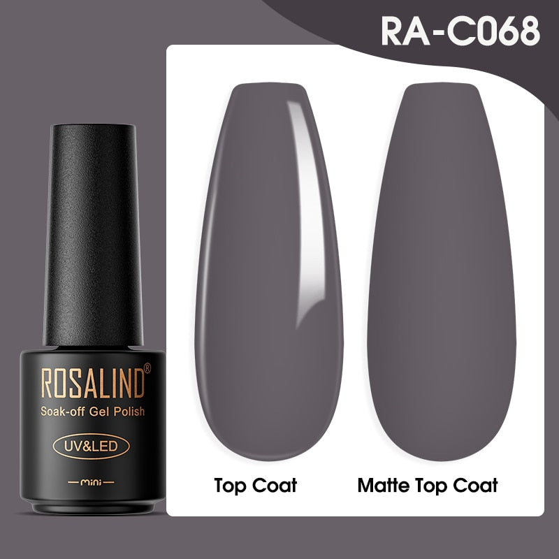 ROSALIND Gel Nail Polish Lamp All For Nails Art Manicure With Matt Base Top Coat Semi Permanant Gellak Nail Gel Polish Varnishes