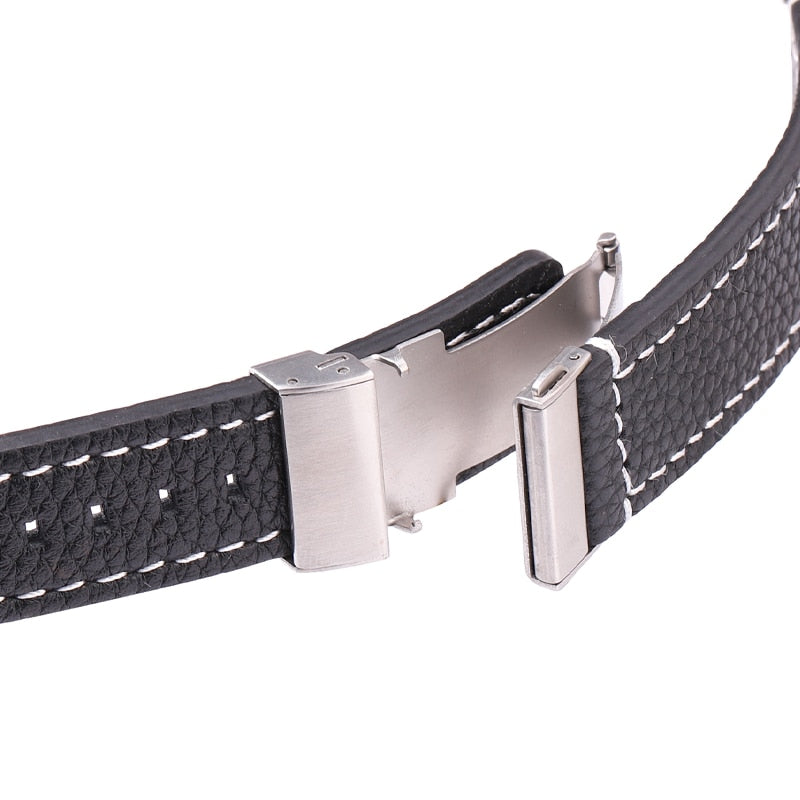 Soft Genuine Leather Smart Watch Band 18 20 22 24mm Women Men Cowhide Strap Brown Black Quick Release Watchband Bracelet