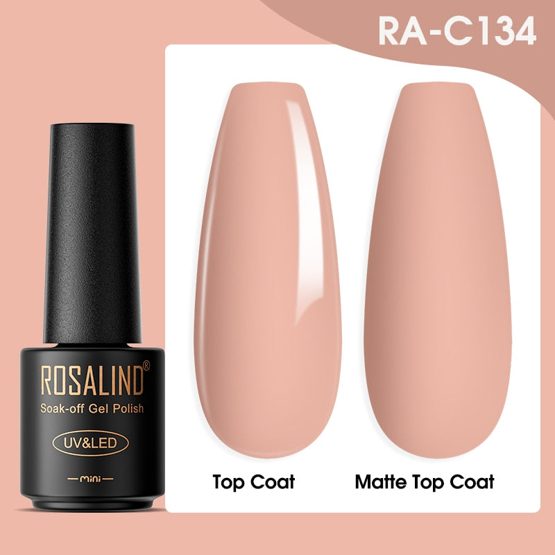 ROSALIND Gel Nail Polish Lamp All For Nails Art Manicure With Matt Base Top Coat Semi Permanant Gellak Nail Gel Polish Varnishes