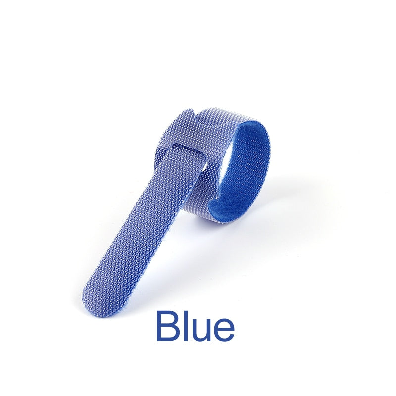 10/30/50/100PCS fascette per cavi rilasciabili fascette per cavi riutilizzabili in plastica colorata fascette per fascette avvolgenti in Nylon fascette per cavi di tipo T