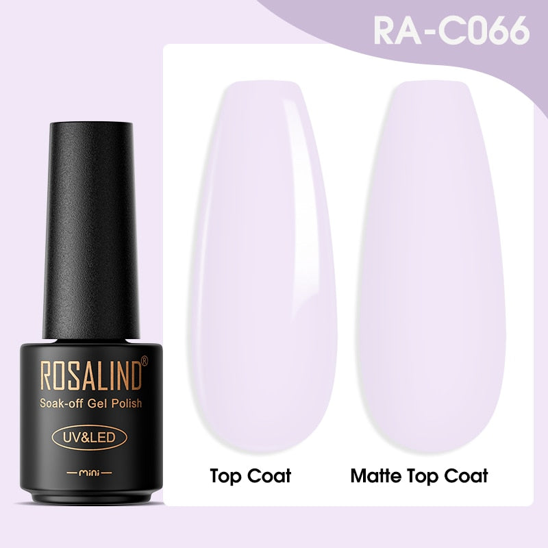 ROSALIND Gel Nail Polish Lamp All For Nails Art Manicure With Matt Base Top Coat Semi Permanant Gellak Nail Gel Polish Varnishes