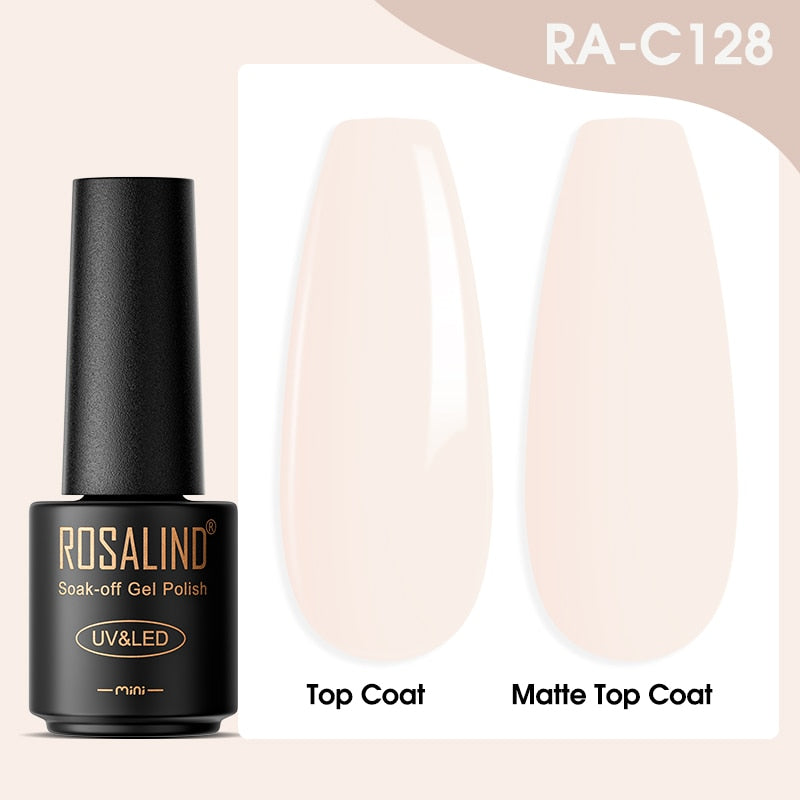ROSALIND Gel Nail Polish Lamp All For Nails Art Manicure With Matt Base Top Coat Semi Permanant Gellak Nail Gel Polish Varnishes
