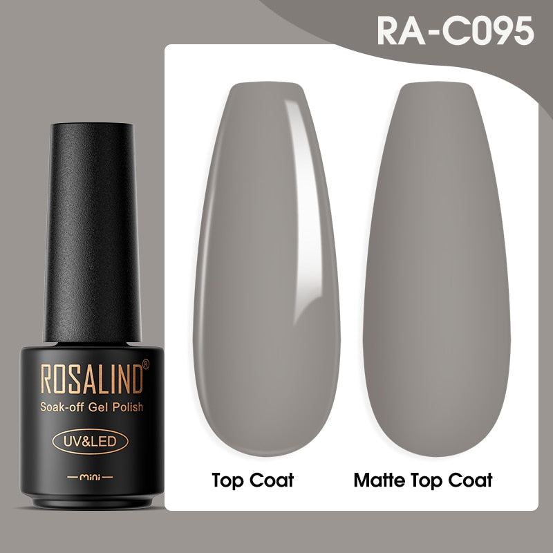 ROSALIND Gel Nail Polish Lamp All For Nails Art Manicure With Matt Base Top Coat Semi Permanant Gellak Nail Gel Polish Varnishes