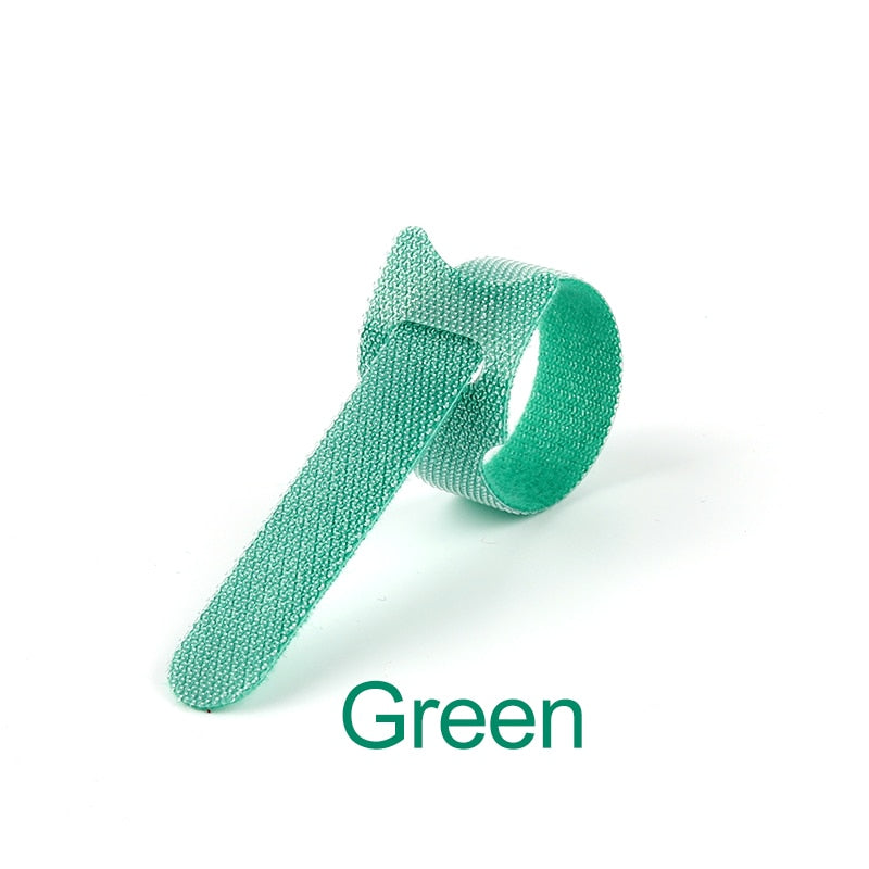 10/30/50/100PCS fascette per cavi rilasciabili fascette per cavi riutilizzabili in plastica colorata fascette per fascette avvolgenti in Nylon fascette per cavi di tipo T