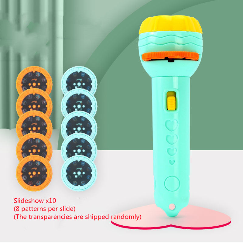 Cartoon Projektion Taschenlampe 80 Muster Kreative Kinder Taschenlampe Spielzeug Projektor Baby Spielzeug Gutenachtgeschichte Buch