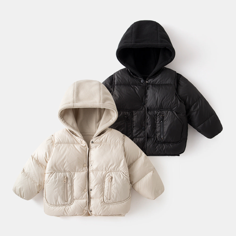 Winter Baby White Duck Down Jacket