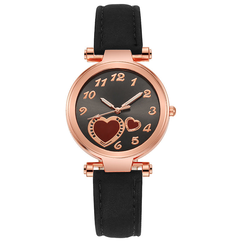 Retro Love Watch Nischeneinfachheit für Damen