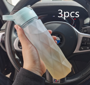 Sprühwasserflasche für Mädchen, Outdoor-Sport, Fitness, Wasserbecher, große Kapazität, Sprühflasche, Trinkgeschirr, Reiseflaschen, Küchenhelfer