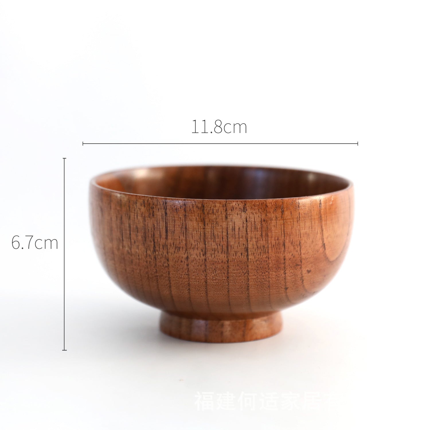 Holzschüssel, japanischer Stil, Holz, Reis, Suppenschüssel, Salatschüssel, Lebensmittelbehälter, große kleine Schüssel für Kinder, Geschirr, Holzutensilien