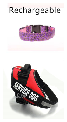 LED-Hundehalsband, sicher, verstellbares Nylon-Leoparden-Haustierhalsband