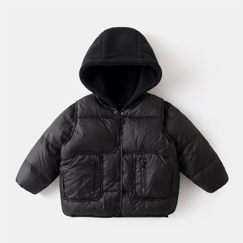 Winter Baby White Duck Down Jacket