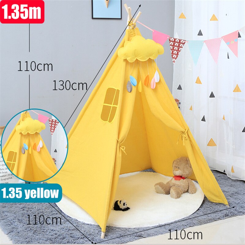 Kinderzelt Wigwam für Kinder Haus für Kinder Campingzelt Spielhaus für Kinder Kinderspielzelte Indoor-Kinderzelt