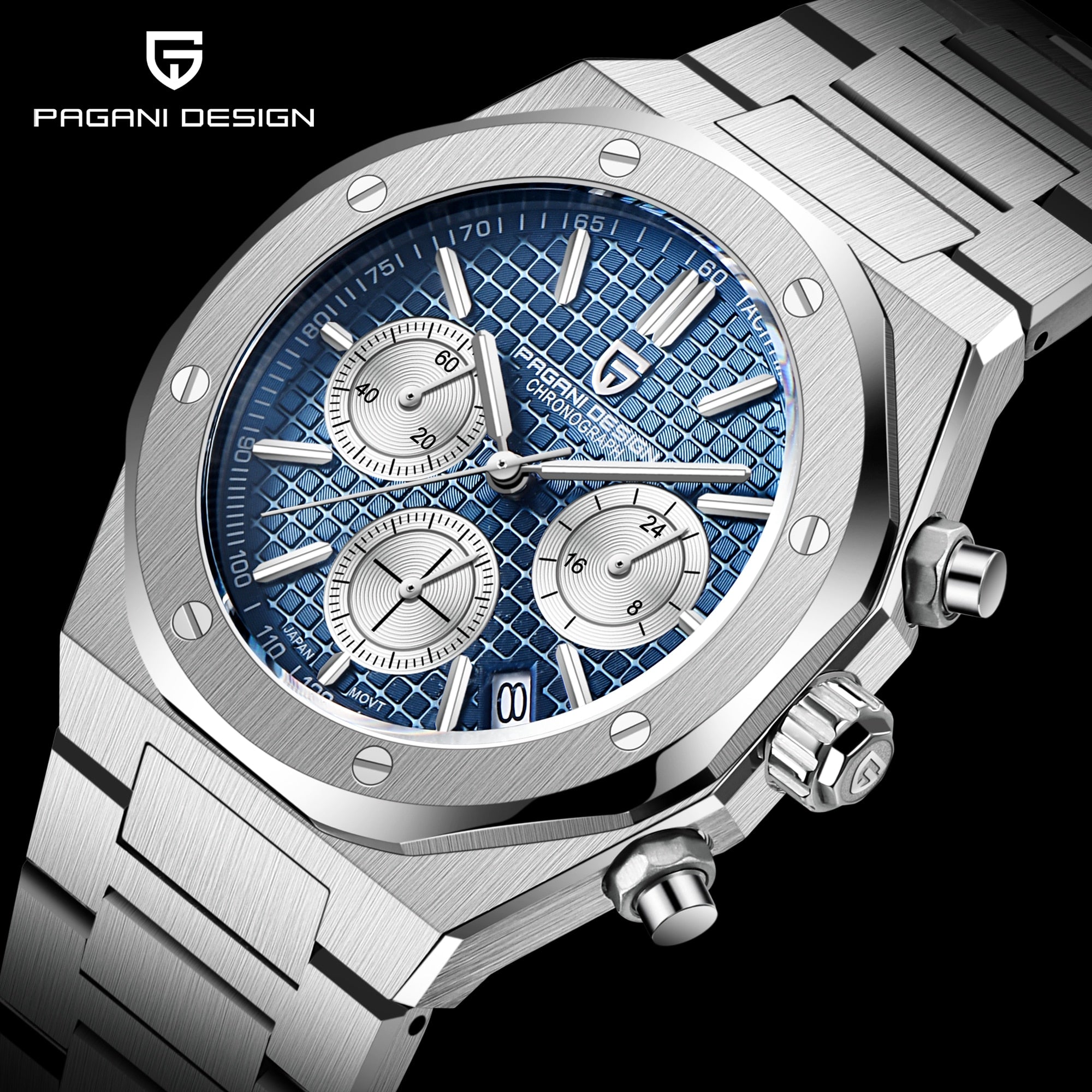 2023 neue PAGANI Design männer Sport Quarz Uhren Top Marke Sapphire Edelstahl 200m Wasserdicht Chronograph Reloj Hombre horloges