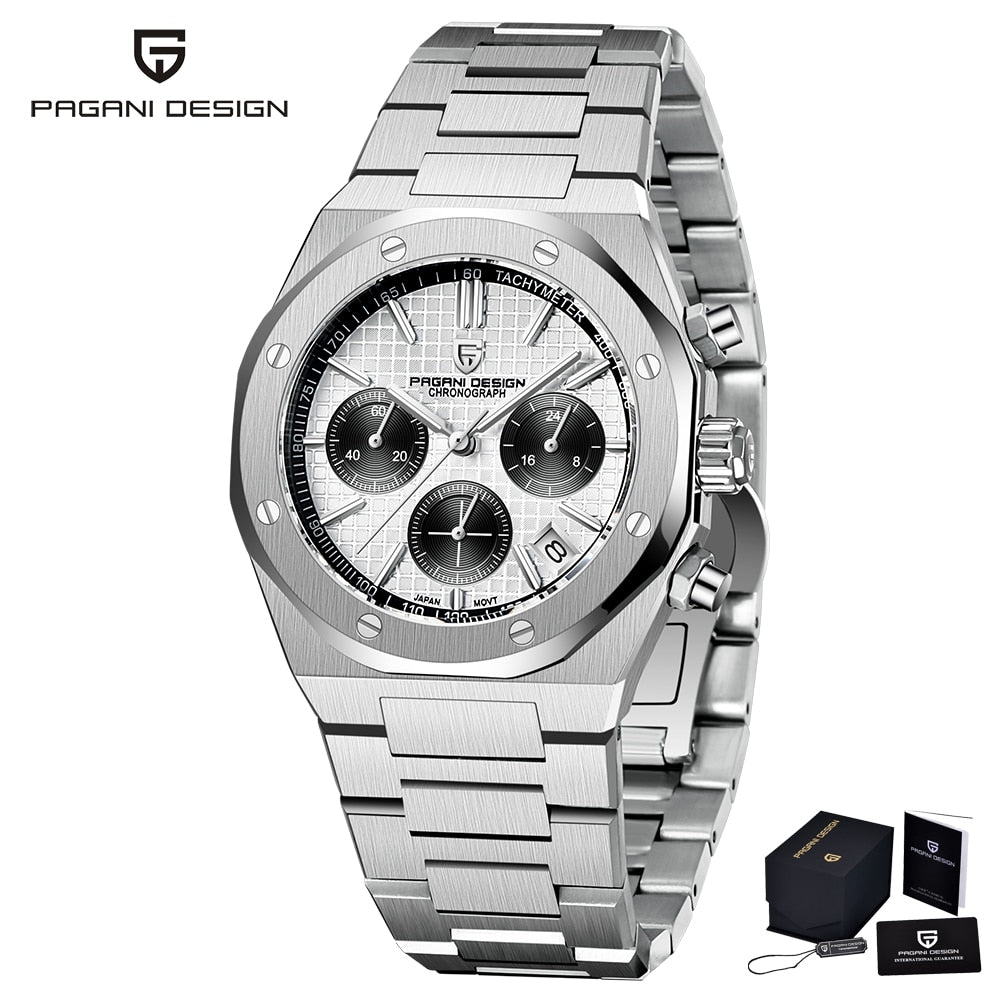 2023 neue PAGANI Design männer Sport Quarz Uhren Top Marke Sapphire Edelstahl 200m Wasserdicht Chronograph Reloj Hombre horloges
